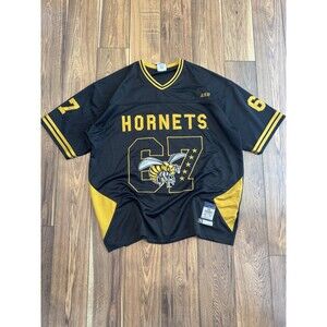 ASU Hornets Big Boy Gear Jersey Size 4XL #67 Black And Yellow Throwbacks Jersey